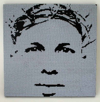 GURU CON OJOS - 2006 GURU CON OJOS - 2006 Small plastic eyes for toys on black panel – 36” X 36”